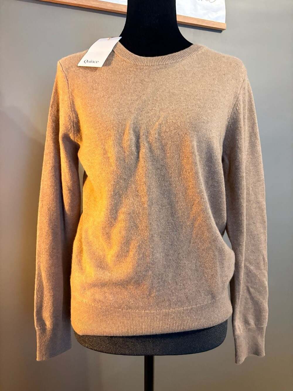 Quince 100% Mongolian Cashmere Crewneck Sweater